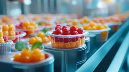 Raspberries & Yellow Fruit on 