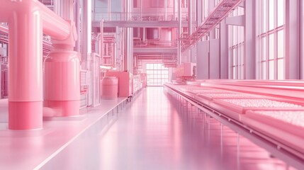 Pink Factory Interior.