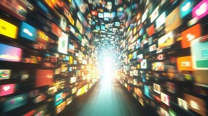 A digital rendering of social media content curation