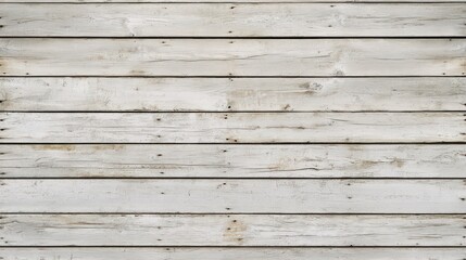 Obraz premium Rustic White Wooden Plank Boards With Texture as Background 