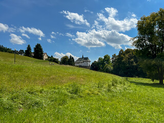 The parish church of Saints Andrew Swierad and Benedict in Tropie - Romanesque church from the turn...