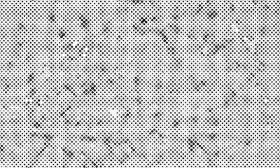 Abstract Dotted Halftone Retro Paper Print Texture Vector Filter with Transparent Background