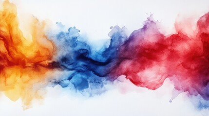 Colorful Abstract Smoke Wave Background