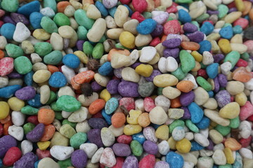 background of colorful stones design for joyful concept