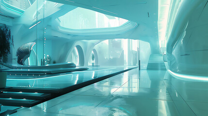 Obraz premium future technology
