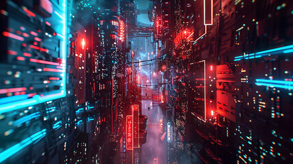 Fototapeta premium future technology