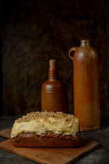 carrot loaf cake with almonds