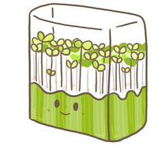 R:もっとメルヘンな野菜 豆苗②