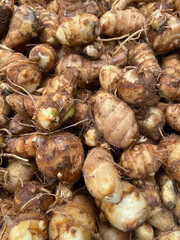 photo of taro root.this photo was taken from Bangladesh.