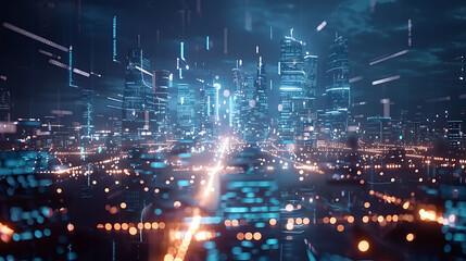 Fototapeta premium future technology