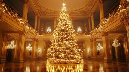 Obraz premium Christmas Tree Palace.