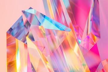 A close-up shot of a cluster of crystals, useful for abstract or decorative purposes