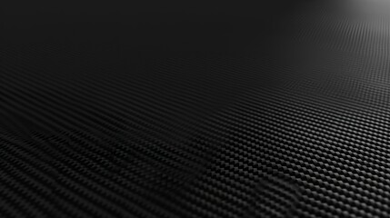 Elegant black abstract background featuring a light carbon fiber texture and gradient