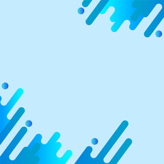 Blue Fluid Background Abstract Frame