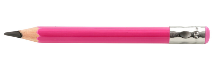 PNG Pink pencil with eraser tip