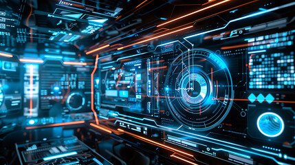 Fototapeta premium future technology