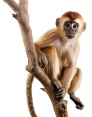 Obraz premium PNG Monkey wildlife animal mammal.