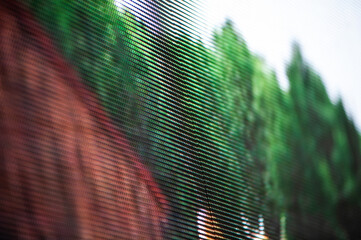 abstract led screen of a tv