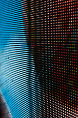 abstract led screen of a tv