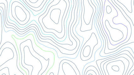 Paper cut background. Topographic map. Geographic mountain relief. Abstract wavy line paper cut with Topographic canyon geometric map relief texture with curve.