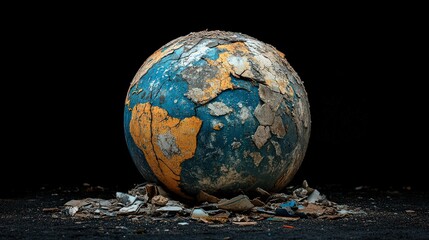 Realistic Earth horizon expanding across