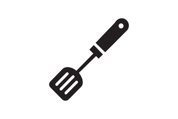 spatula clip art vector elements silhouette isolated in white background