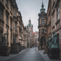 Obraz premium old town square