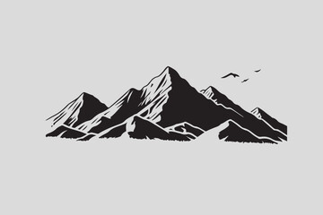 mountain vector