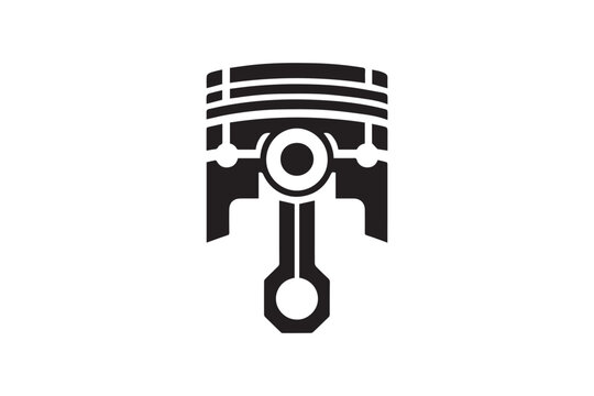 recommend clip art:  engine piston clip art vector elements silhouette isolated in white background