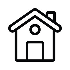 An icon of home in modern style, premium vector
