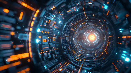 Fototapeta premium future technology