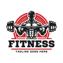 Modern Vector Logo for Fitness Centers and Gyms