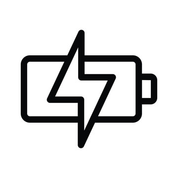 recommend clip art: Charging battery vector icon design in trendy style
