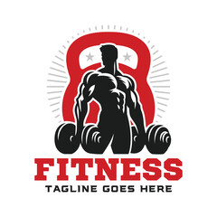 Eye-Catching Gym Logo Design in Vector Format