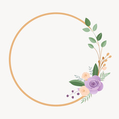 elegant circular frame 