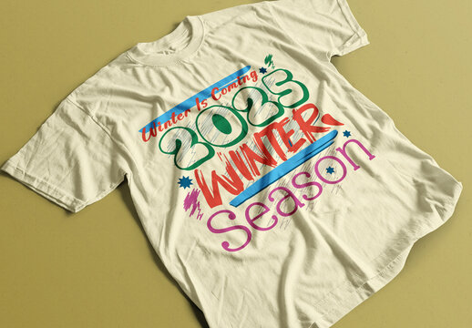 Winter Season 2025 Tshirt Design