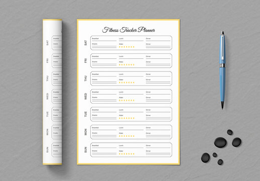 Fitness Tracker Planner
