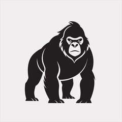 Gorilla vector ‍and Monkey art illustration, 