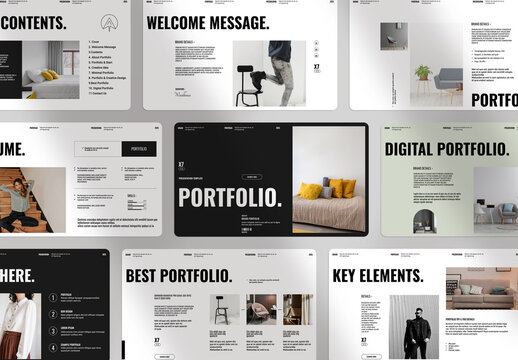 Portfolio Presentation Layout