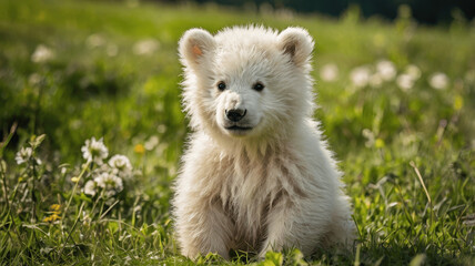 Fototapeta premium white bear