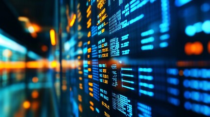 Naklejka premium Disruptive Technology Transforming Investment Markets: A Deep Dive into the Impact