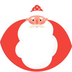 Cute Santa Claus portrait