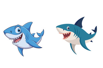 Shark vector, and fish vector