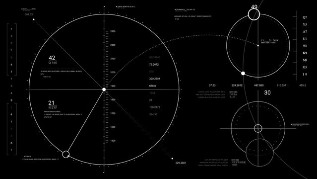 geometry HUD technological infographic elements. Texture.HUD 2GFX Technology Sci Fi 2D texture. User Interface data display.