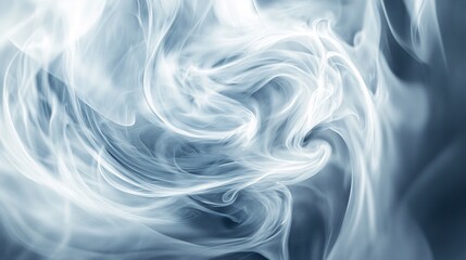 Fototapeta premium Enigmatic Smoke Spirals: Abstract Organic Shapes in Mysterious Forms
