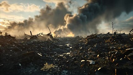 War-Torn Battlefield