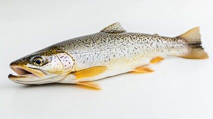 Obraz premium Trout isolated on white background