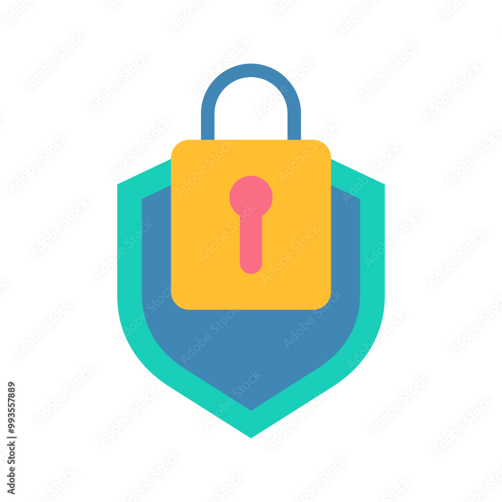 Canvas Prints Security Lock Icon