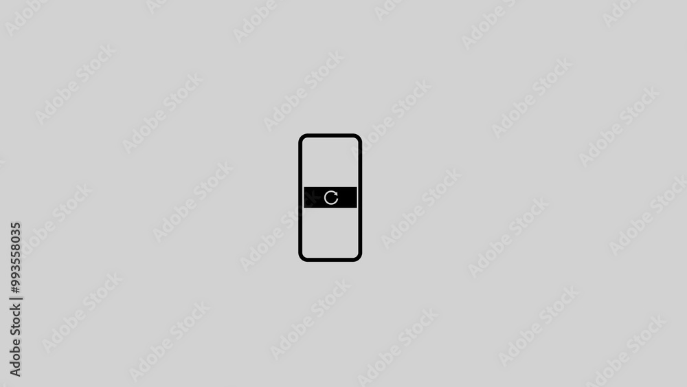 Poster rotate your phone icon from horizontal to vertical. rotate your smart phone orientation vector icon
