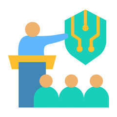 Cybersecurity Training Icon